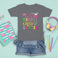 Lil Miss Kindergarten T Shirt For Kid Cute Kinder Girl Era - Wonder Print Shop