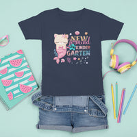 Cute Cat Mermaid T Shirt For Kid New Mermaid In The Kindergarten Girl - Wonder Print Shop