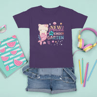 Cute Cat Mermaid T Shirt For Kid New Mermaid In The Kindergarten Girl - Wonder Print Shop