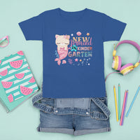 Cute Cat Mermaid T Shirt For Kid New Mermaid In The Kindergarten Girl - Wonder Print Shop
