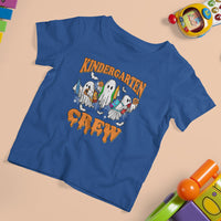 Kindergarten Boo Crew T Shirt For Kid For Teacher Student Funny Halloween - Wonder Print Shop