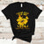 Childhood Cancer Awareness T Shirt I Wear Gold For My Son Sunflower - Wonder Print Shop