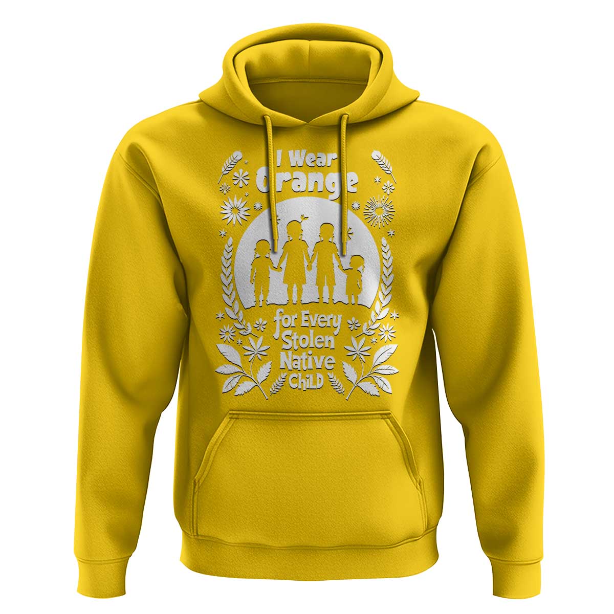 Orange Shirt Day Hoodie I Wear Orange For Every Stolen Native Child Support American Indian