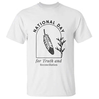 Orange Shirt Day T Shirt National Day For Truth And Reconciliation Native Feather - Wonder Print Shop