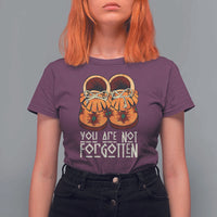 Orange Shirt Day T Shirt For Women You Are Not Forgotten Native American Every Child Shoes - Wonder Print Shop