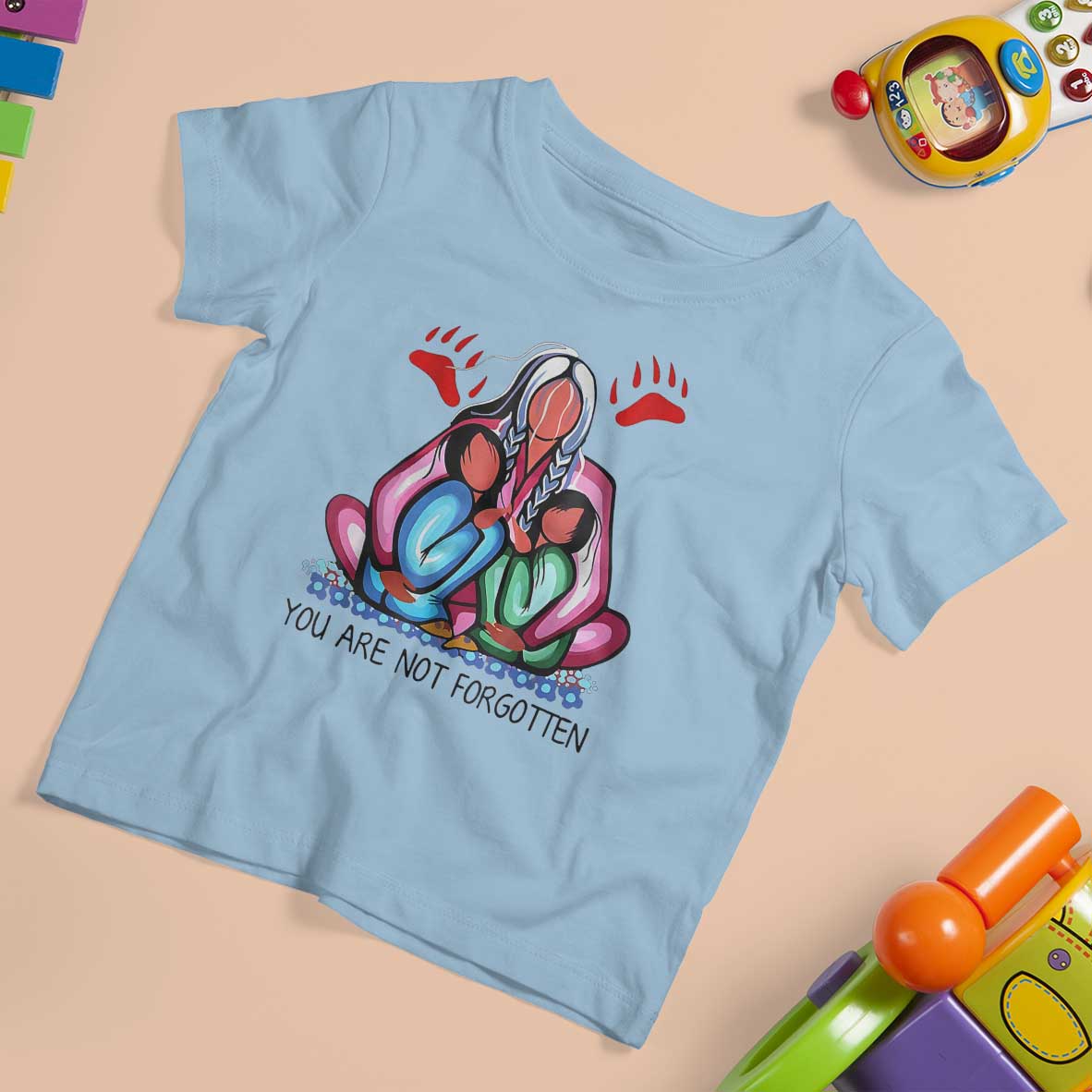 Orange Shirt Day T Shirt For Kid You Are Not Forgotten Native American Child - Wonder Print Shop