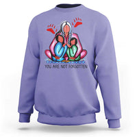 Orange Shirt Day Sweatshirt You Are Not Forgotten Native American Child - Wonder Print Shop
