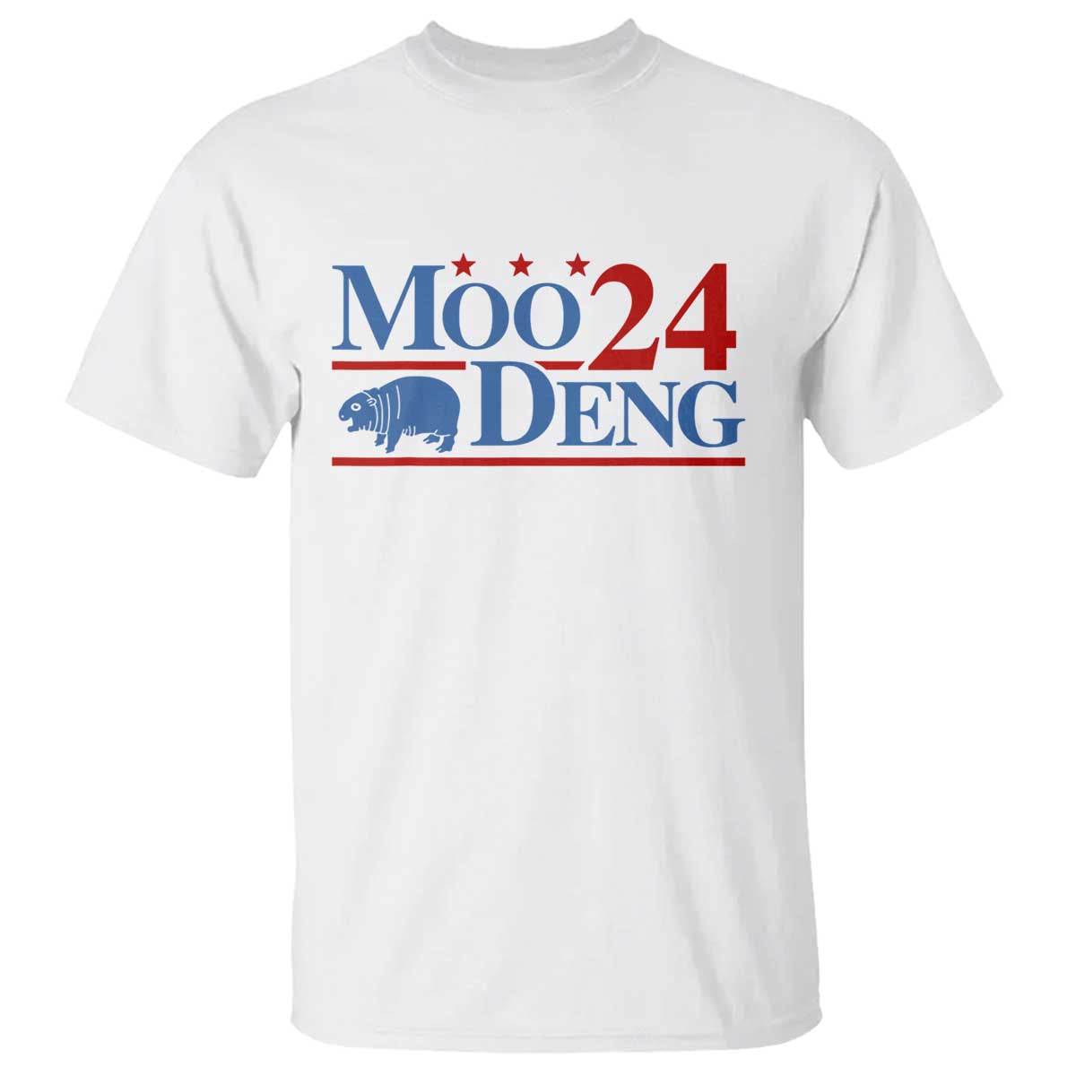 Baby Hippo Moo Deng 2024 T Shirt Pygmy Hippopotamus - Wonder Print Shop