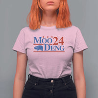 Baby Hippo Moo Deng 2024 T Shirt For Women Pygmy Hippopotamus - Wonder Print Shop