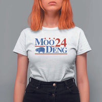 Baby Hippo Moo Deng 2024 T Shirt For Women Pygmy Hippopotamus - Wonder Print Shop