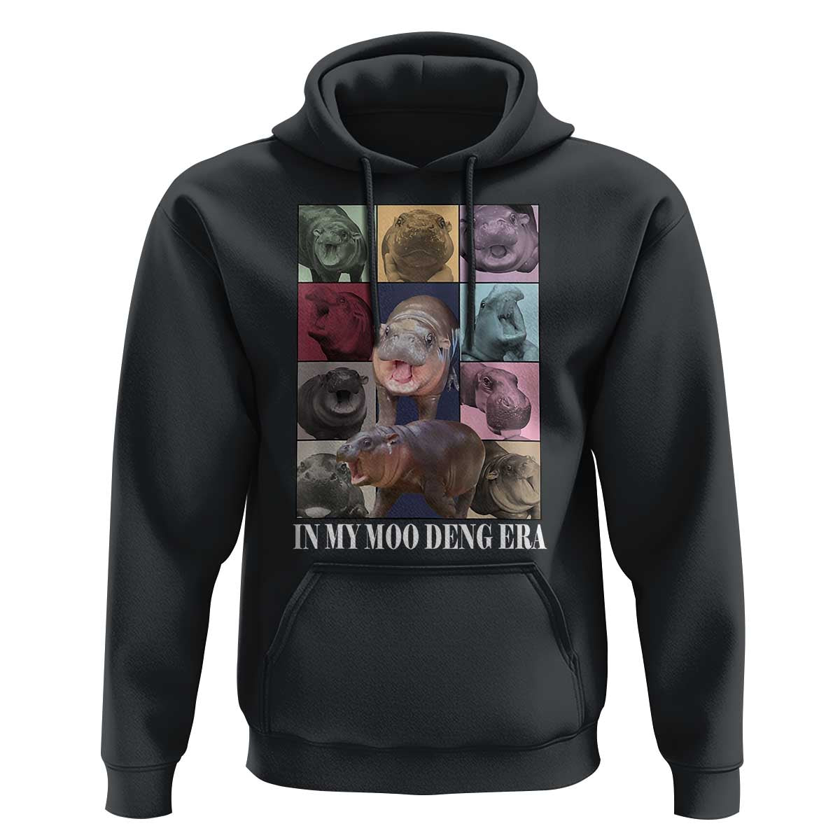 In My Moo Deng Era Hoodie Cute Pygmy Hippo