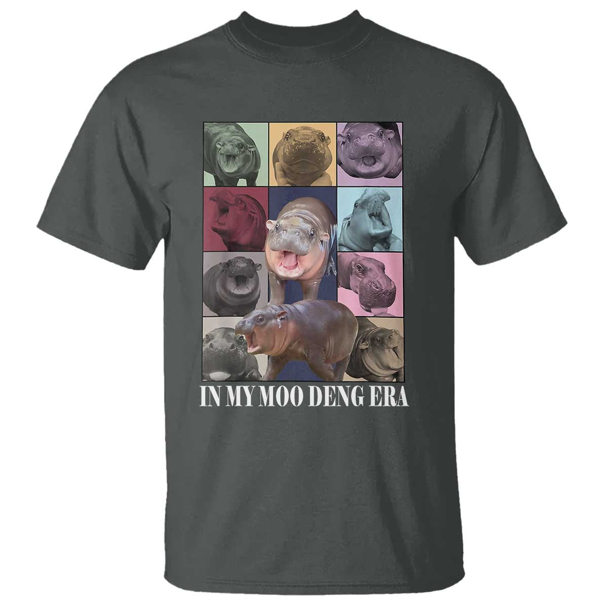 In My Moo Deng Era T Shirt Cute Pygmy Hippo - Wonder Print Shop