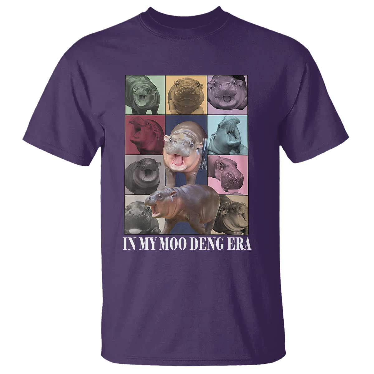 In My Moo Deng Era T Shirt Cute Pygmy Hippo - Wonder Print Shop