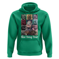 Baby Hippo Moo Deng Tour Hoodie Bouncy Cute Pygmy Hippopotamus
