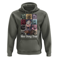 Baby Hippo Moo Deng Tour Hoodie Bouncy Cute Pygmy Hippopotamus