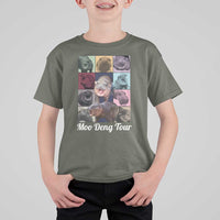 Baby Hippo Moo Deng Tour T Shirt For Kid Bouncy Cute Pygmy Hippopotamus - Wonder Print Shop