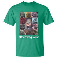Baby Hippo Moo Deng Tour T Shirt Bouncy Cute Pygmy Hippopotamus - Wonder Print Shop
