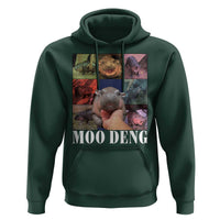 Baby Hippo Moo Deng Hoodie Pygmy Hippo Cute Zoo For Family