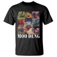 Baby Hippo Moo Deng T Shirt Pygmy Hippo Cute Zoo For Family - Wonder Print Shop