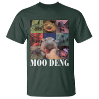 Baby Hippo Moo Deng T Shirt Pygmy Hippo Cute Zoo For Family - Wonder Print Shop