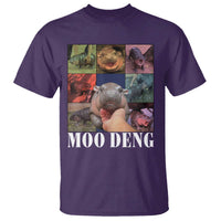 Baby Hippo Moo Deng T Shirt Pygmy Hippo Cute Zoo For Family - Wonder Print Shop