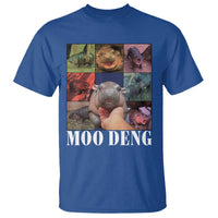 Baby Hippo Moo Deng T Shirt Pygmy Hippo Cute Zoo For Family - Wonder Print Shop