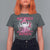 Breast Cancer Awareness T Shirt For Women In October We Wear Pink Ghost - Wonder Print Shop