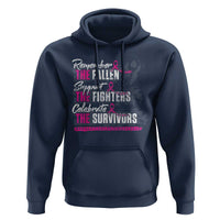 Breast Cancer Awareness Hoodie Remember The Fallen Support The Fighters
