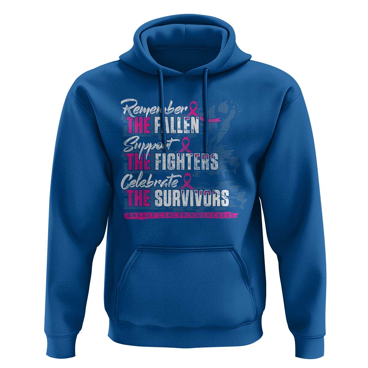 Breast Cancer Awareness Hoodie Remember The Fallen Support The Fighters