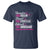 Breast Cancer Awareness T Shirt Remember The Fallen Support The Fighters - Wonder Print Shop
