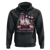 Breast Cancer Awareness Witch Hoodie In October We Wear Pink Ghost Witch