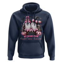 Breast Cancer Awareness Witch Hoodie In October We Wear Pink Ghost Witch
