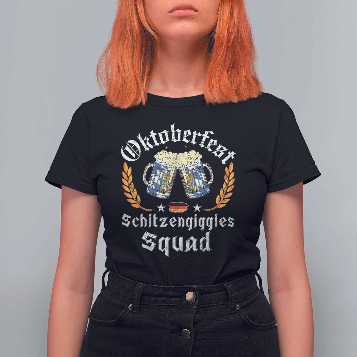 Oktoberfest Squad T Shirt For Women Bavarian Festival Munich Beer - Wonder Print Shop