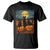 Black Cat Halloween T Shirt Starry Night Van Gogh Inspo - Wonder Print Shop