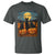 Black Cat Halloween T Shirt Starry Night Van Gogh Inspo - Wonder Print Shop
