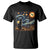 Black Cat Halloween T Shirt Starry Night Lover Van Gogh Inspo - Wonder Print Shop