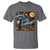 Black Cat Halloween T Shirt Starry Night Lover Van Gogh Inspo - Wonder Print Shop