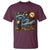 Black Cat Halloween T Shirt Starry Night Lover Van Gogh Inspo - Wonder Print Shop