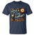 Black Cat Halloween T Shirt Starry Night Lover Van Gogh Inspo - Wonder Print Shop