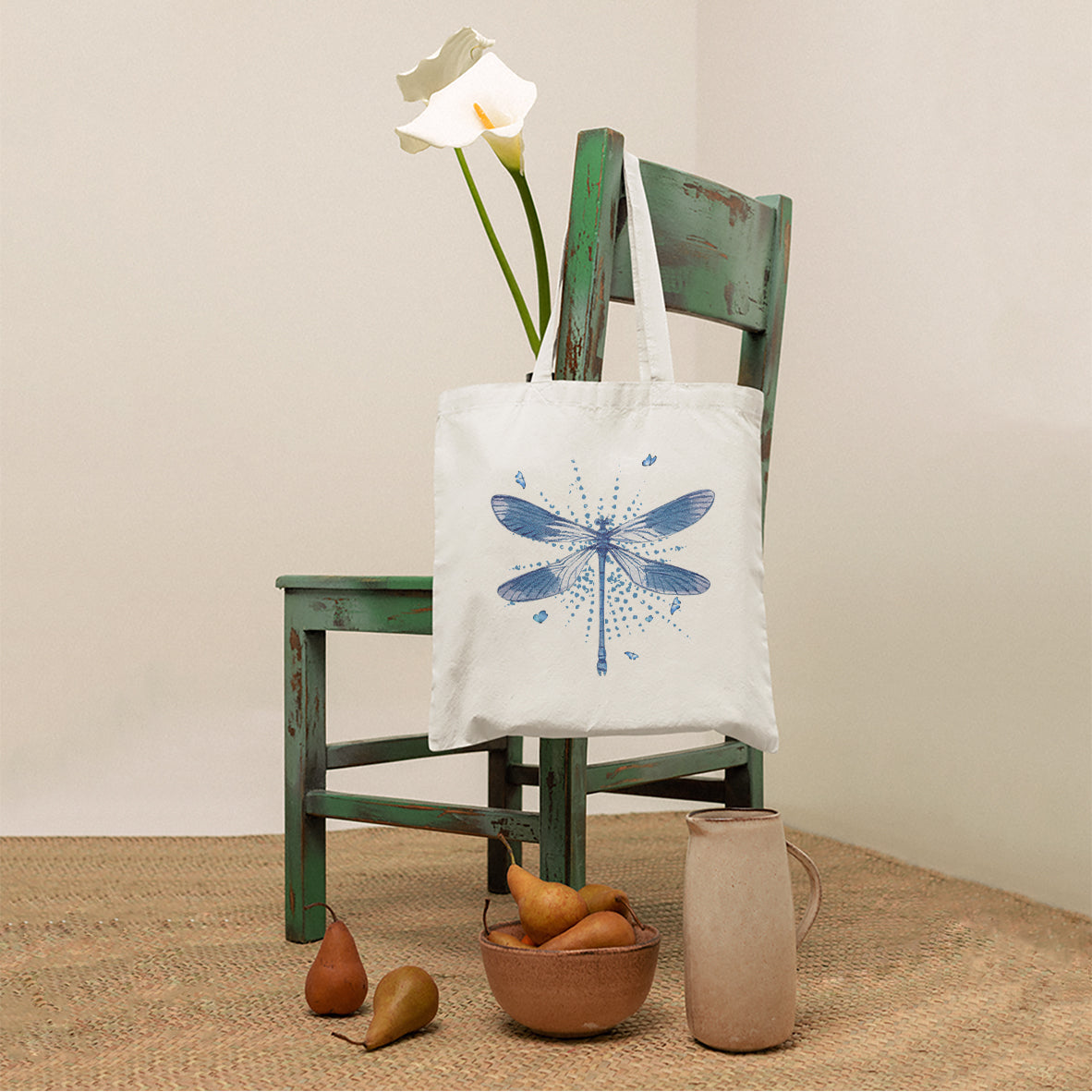 Dragonfly Lover We Rise By Lifting Others Inspirational Tote Bag, Dragonfly Tote Bag, Gift for Women, Dragonfly Lover Tote Bag - Wonder Print Shop