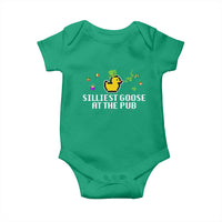 Funny St Patricks Day Baby Onesie Silliest Goose At The Pub Funny St. Patrick’s Day