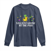 Funny St Patricks Day Long Sleeve Shirt Silliest Goose At The Pub Funny St. Patrick’s Day