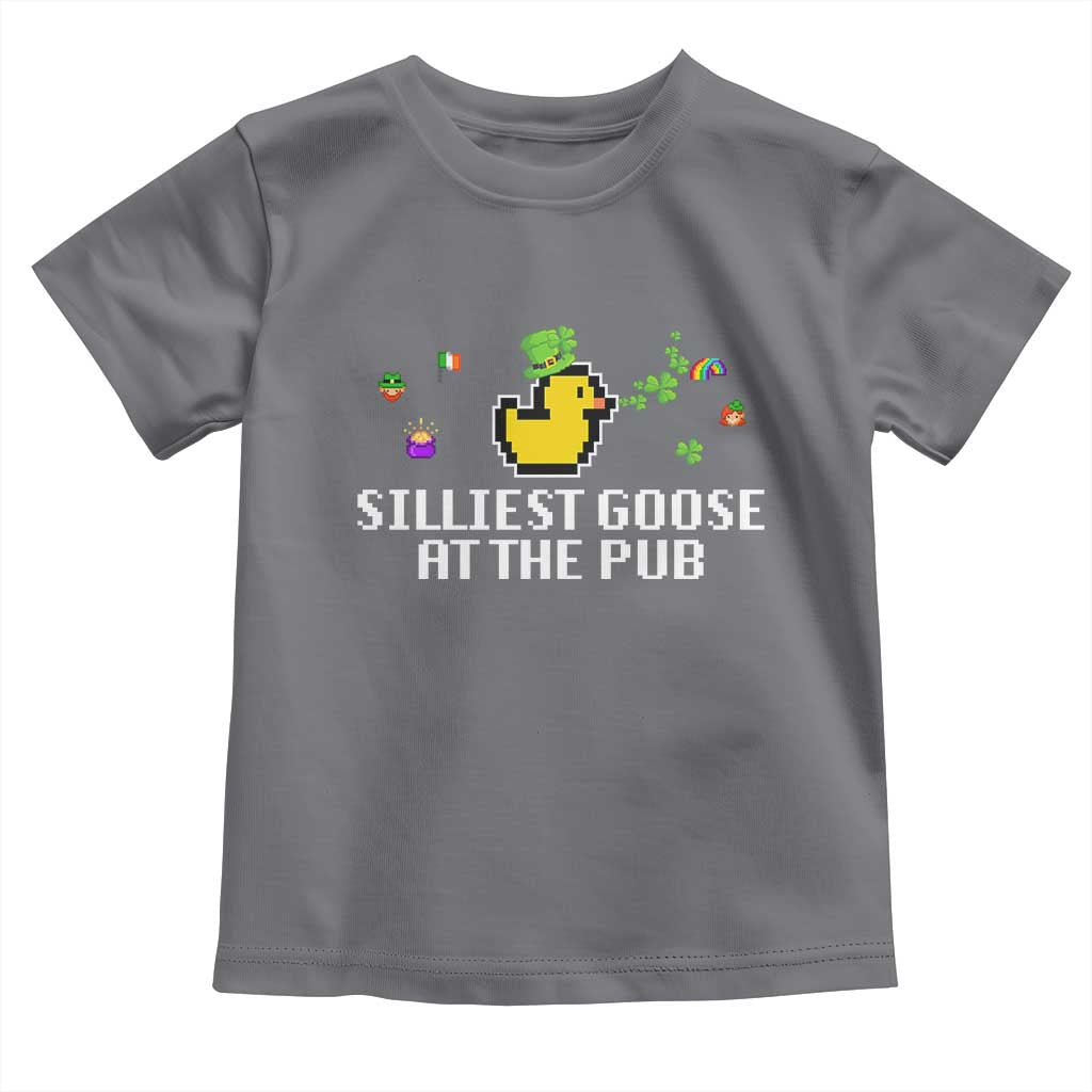 Funny St Patricks Day Toddler T Shirt Silliest Goose At The Pub Funny St. Patrick’s Day