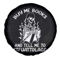 Reading Skeleton Spare Tire Cover Buy Me Books And Tell Me To STFUATTDLAGG Funny Smut Reader