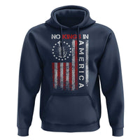 No Kings In America Hoodie Retro Freedom American Betsy Ross Flag