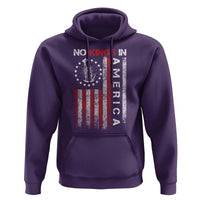 No Kings In America Hoodie Retro Freedom American Betsy Ross Flag