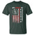 No Kings In America T Shirt Retro Freedom American Betsy Ross Flag