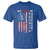 No Kings In America T Shirt Retro Freedom American Betsy Ross Flag