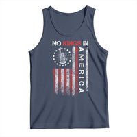 No Kings In America Tank Top Retro Freedom American Betsy Ross Flag