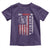 No Kings In America Toddler T Shirt Retro Freedom American Betsy Ross Flag
